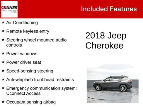 Used 2018 Jeep Cherokee Limited image 4