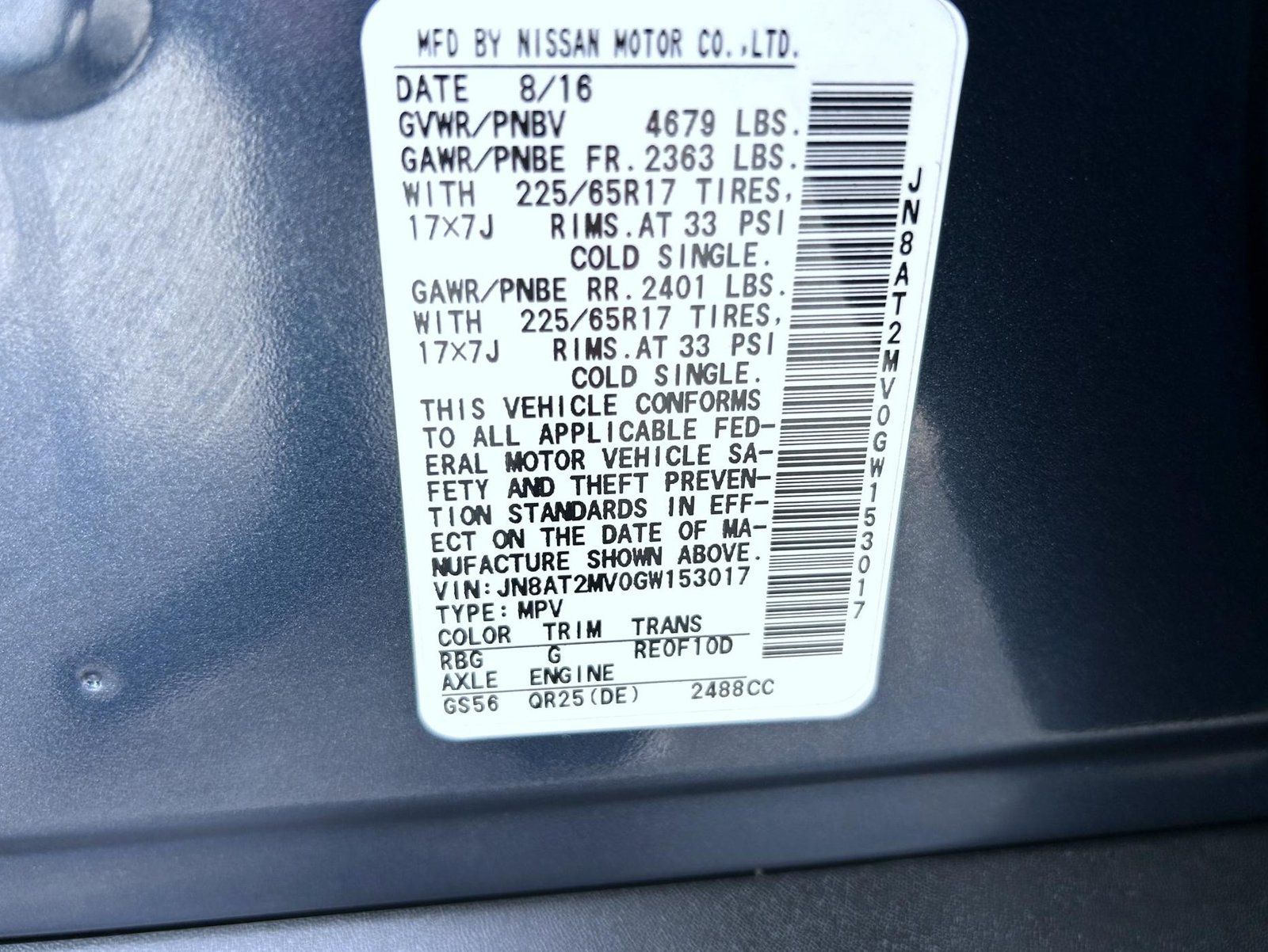 Used 2016 Nissan Rogue SV w/ SV Premium Package AWD/4WD image 25