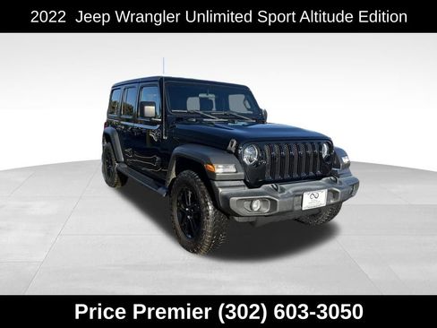 Used 2022 Jeep Wrangler Unlimited Sport image 1