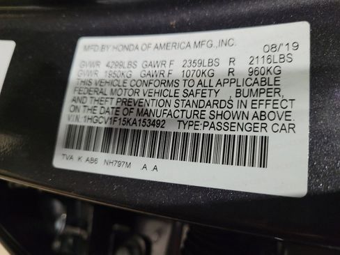 Used 2019 Honda Accord LX image 33