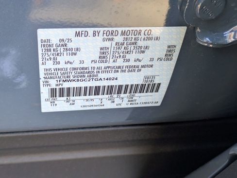 New 2026 Ford Explorer ST w/ Sun And Sound Package image 43