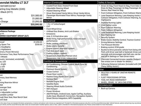 Used 2024 Chevrolet Malibu LT FWD image 36
