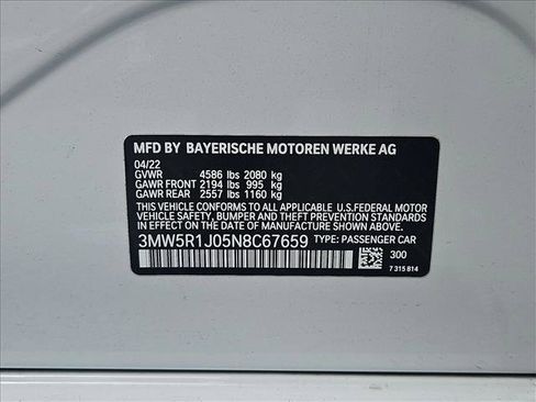 Used 2022 BMW 330i Sedan w/ M Sport Package RWD image 20
