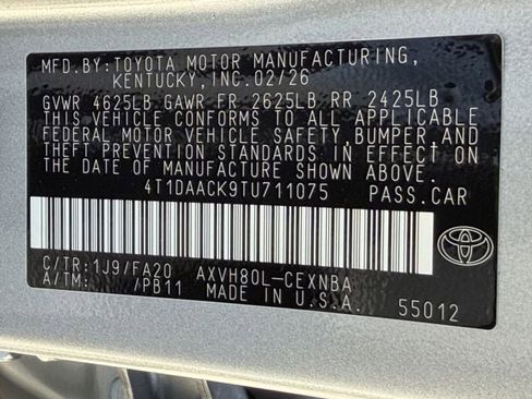 New 2026 Toyota Camry LE image 27