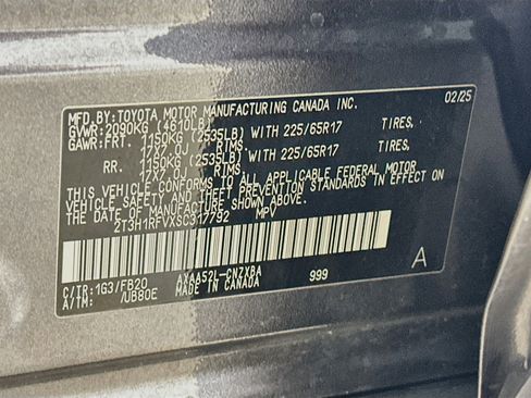 Used 2025 Toyota RAV4 LE FWD image 12