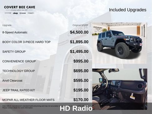 New 2025 Jeep Wrangler Unlimited Rubicon w/ Safety Group AWD/4WD image 12