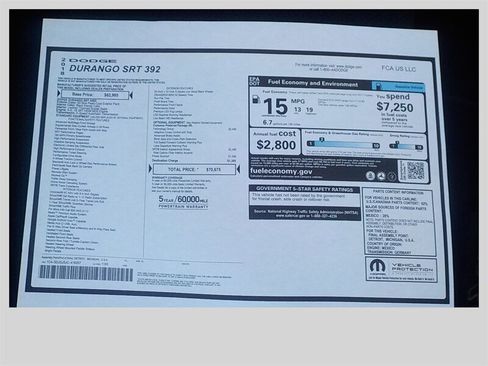 Used 2018 Dodge Durango SRT w/ SRT Interior Appearance Group image 17