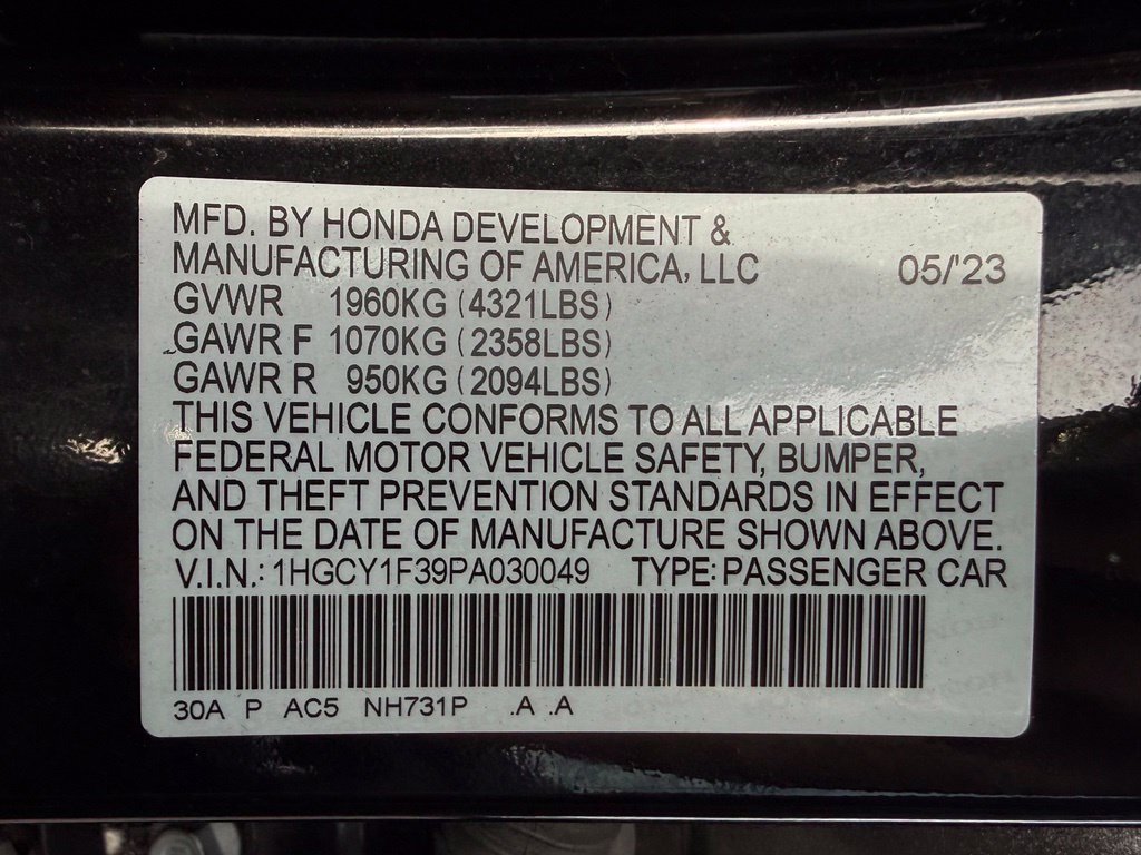 Used 2023 Honda Accord EX image 31