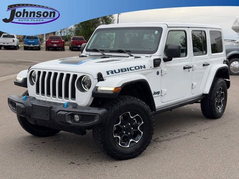 Used 2023 Jeep Wrangler Unlimited Rubicon 4xe w/ Cold Weather Group AWD/4WD image 1