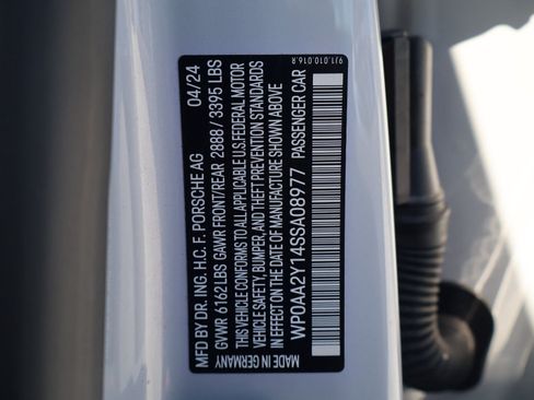 Certified 2025 Porsche Taycan w/ Storage Package RWD image 27