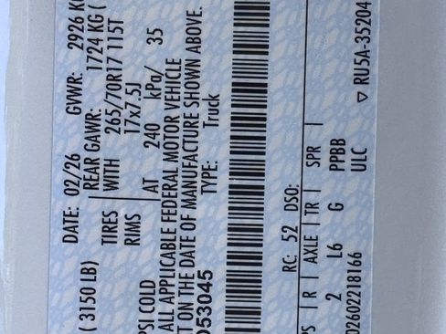 New 2026 Ford F150 XL w/ Equipment Group 103A High AWD/4WD image 13