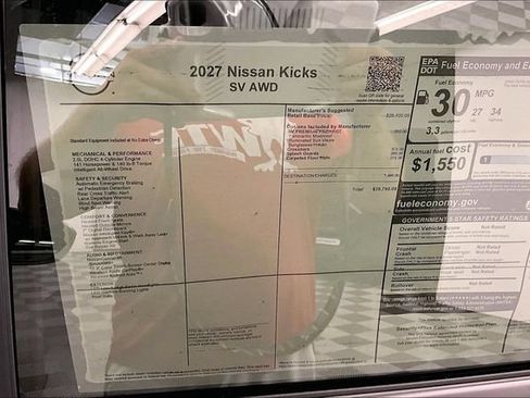 New 2027 Nissan Kicks SV w/ SV Premium Package AWD/4WD image 39