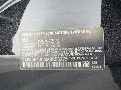 Used 2021 BMW 330i Sedan w/ Driving Assistance Package RWD image 35