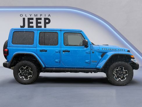 Certified 2022 Jeep Wrangler Unlimited Rubicon 4xe w/ Steel Bumper Group image 8