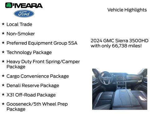 Used 2024 GMC Sierra 3500 Denali w/ Denali Reserve Package AWD/4WD image 8