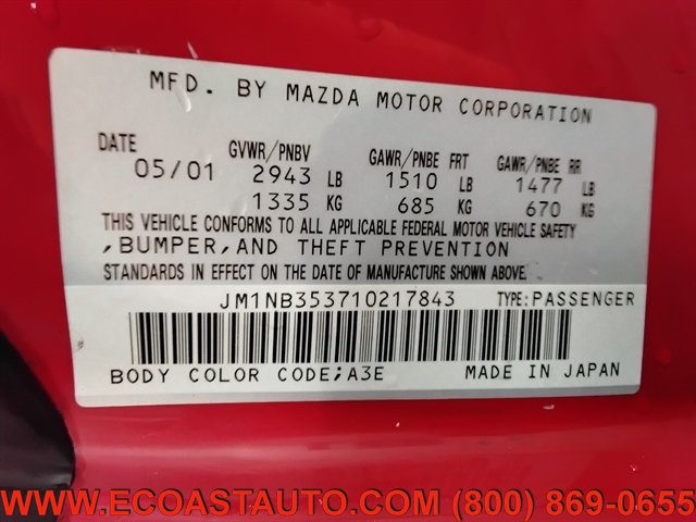 Used 2001 MAZDA MX-5 Miata LS RWD image 18