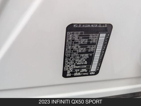 Used 2023 INFINITI QX50 Sport w/ Cargo Package AWD/4WD image 27