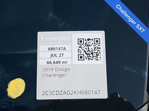 Used 2019 Dodge Challenger SXT w/ Blacktop Package RWD image 24