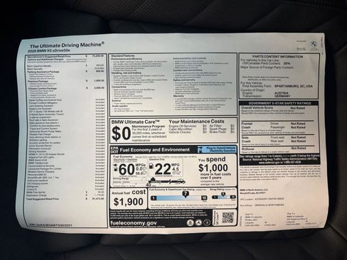 New 2026 BMW X5 xDrive50e w/ Climate Comfort Package image 30