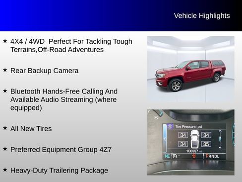 Used 2018 Chevrolet Colorado Z71 AWD/4WD image 4