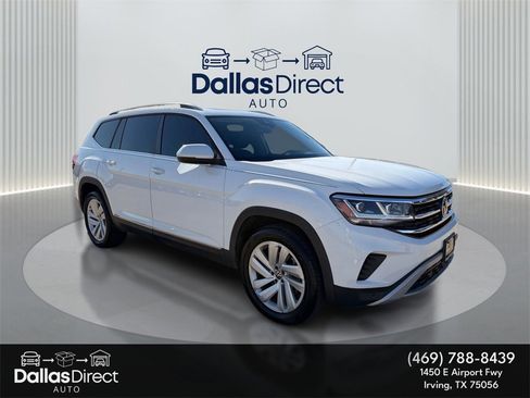 Used 2021 Volkswagen Atlas SEL w/ MDO Package (Bench Seat) image 1