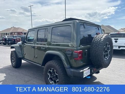 Used 2023 Jeep Wrangler Unlimited Rubicon 4xe w/ Steel Bumper Group AWD/4WD image 7