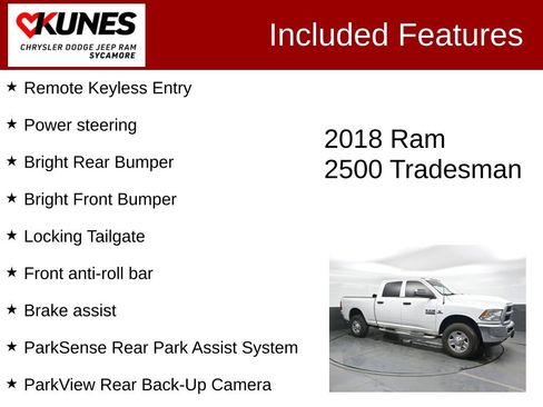 Used 2018 RAM 2500 Tradesman w/ Chrome Appearance Group image 4