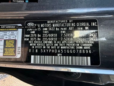 Used 2016 Kia Sorento EX image 22