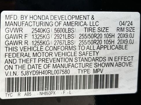 Used 2024 Acura MDX FWD w/ Technology Package image 35