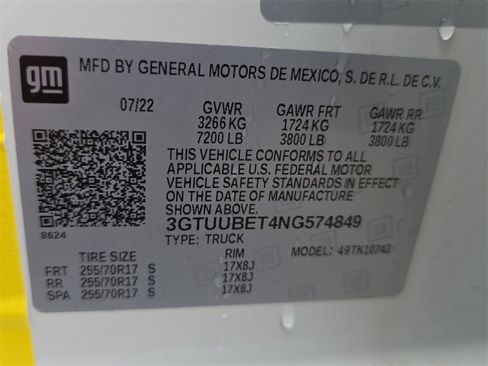 Used 2022 GMC Sierra 1500 SLE image 20