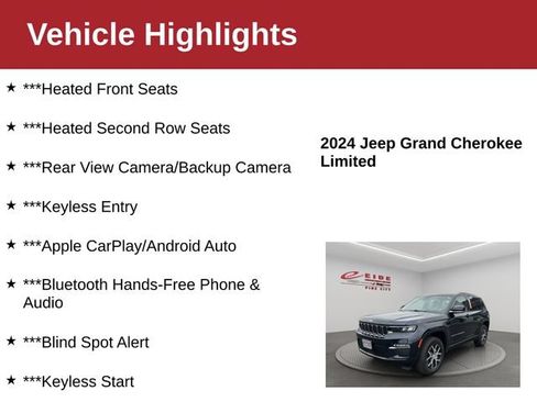 Used 2024 Jeep Grand Cherokee Limited AWD/4WD image 4