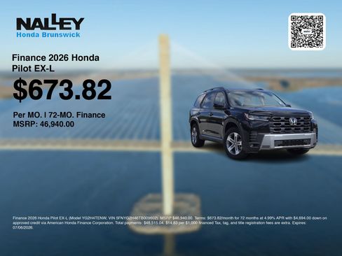 New 2026 Honda Pilot EX-L image 7