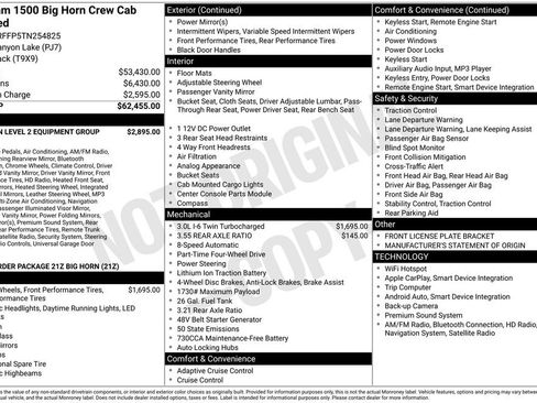 Used 2026 RAM 1500 Big Horn AWD/4WD image 4