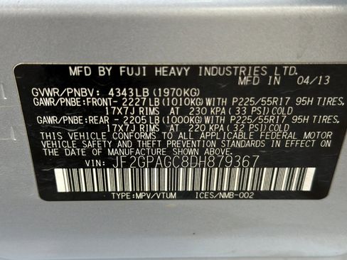 Used 2013 Subaru Crosstrek 2.0i Limited image 27