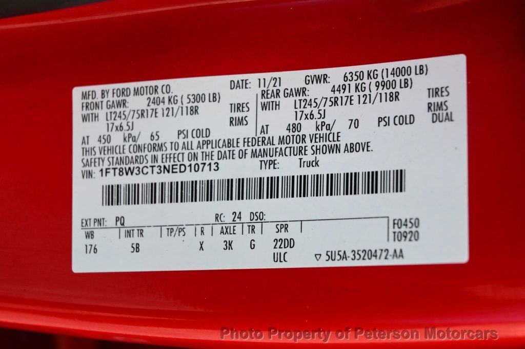 Used 2022 Ford F350 Lariat w/ Lariat Value Package RWD image 60