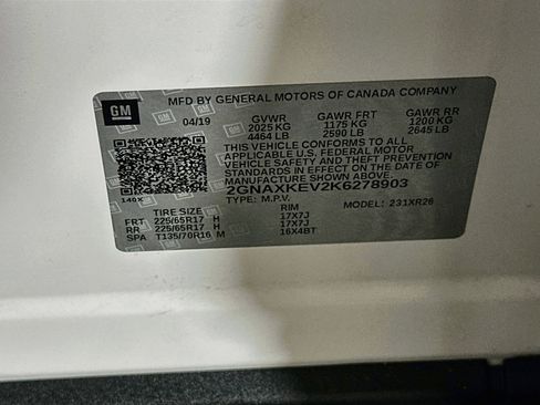 Used 2019 Chevrolet Equinox LT FWD image 12