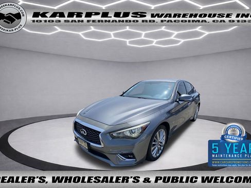 Used 2018 INFINITI Q50 Luxe w/ Cargo Package (L95) image 1