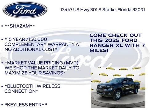 New 2025 Ford Ranger XL image 5