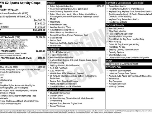 Used 2026 BMW X2 xDrive28i w/ Technology Package AWD/4WD image 5