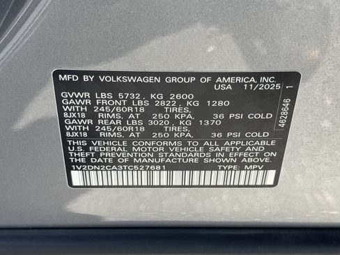 Used 2026 Volkswagen Atlas SE FWD image 38