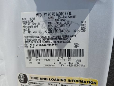 Used 2011 Ford F150 XLT w/ XLT Chrome Pkg AWD/4WD image 30