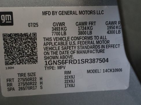 New 2025 Chevrolet Suburban Premier w/ LPO, Illumination Package image 37