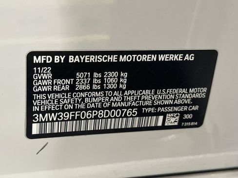 Used 2023 BMW 330e w/ Driving Assistance Package RWD image 38