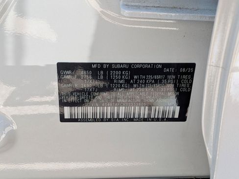 Certified 2025 Subaru Outback Premium w/ Popular Package #1A AWD/4WD image 39