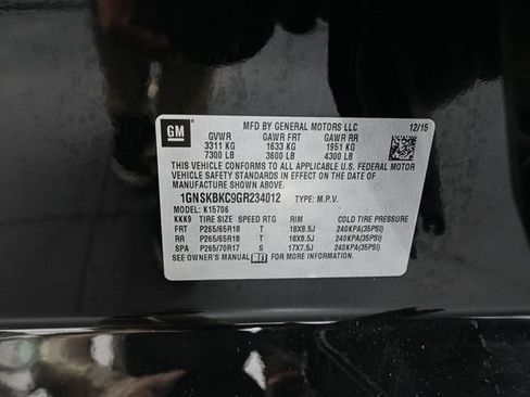 Used 2016 Chevrolet Tahoe LT w/ Luxury Package AWD/4WD image 60