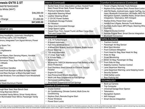 Used 2025 Genesis GV70 2.5T image 6