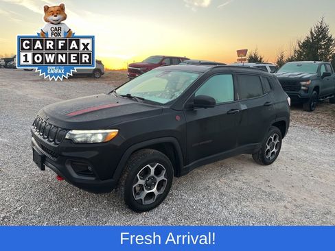 Used 2022 Jeep Compass Trailhawk w/ Trailhawk Elite Group image 1