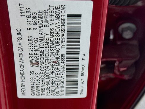 Used 2018 Honda Accord EX-L image 12