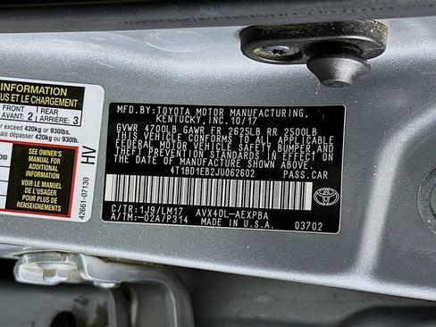 Used 2018 Toyota Avalon Limited w/ Protection Package image 35