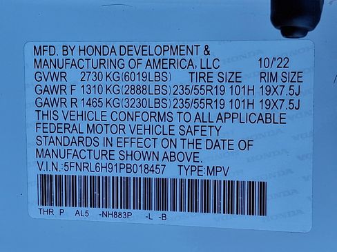 Used 2023 Honda Odyssey Elite image 29